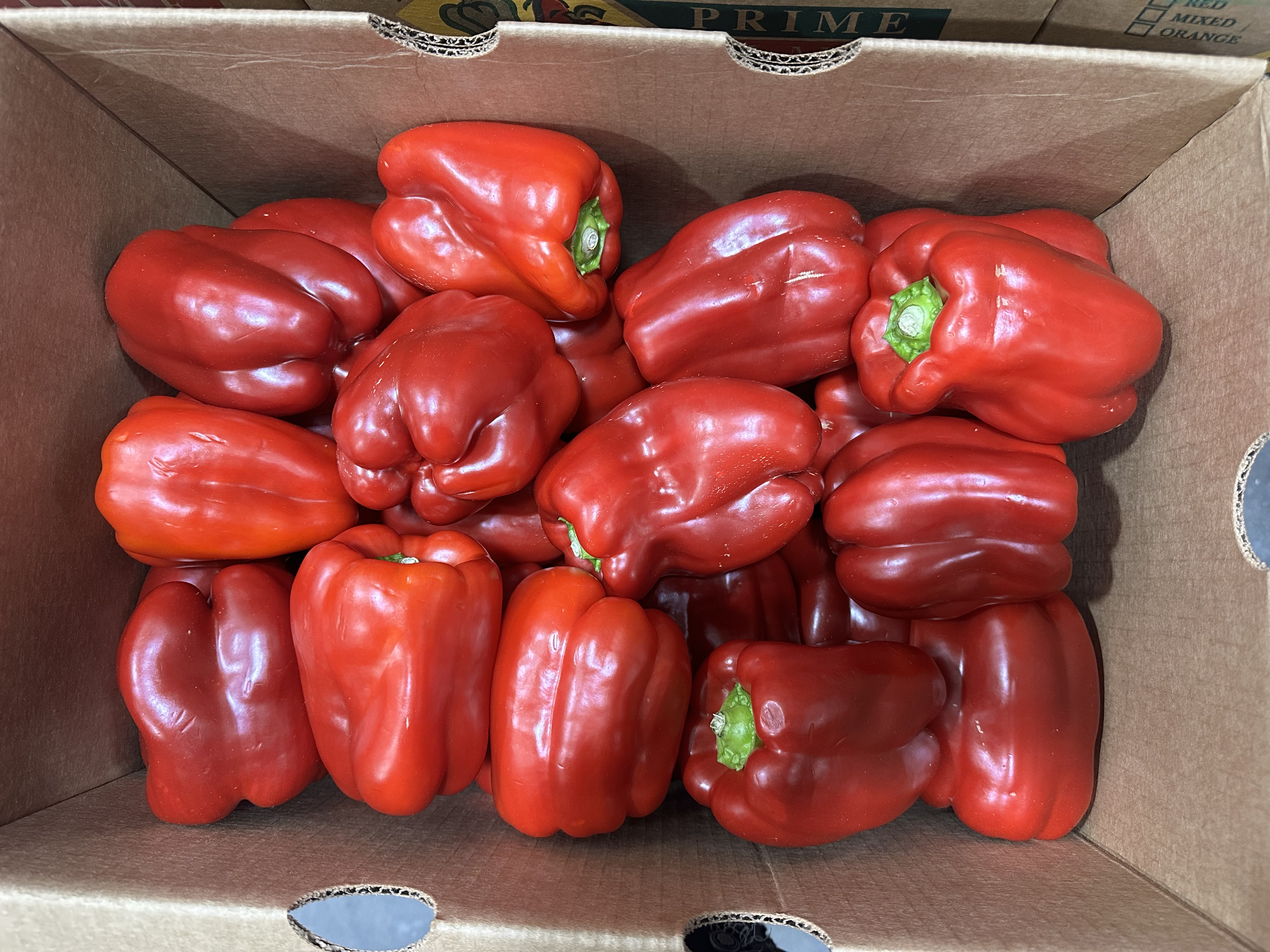 Box Of Bell Pepper